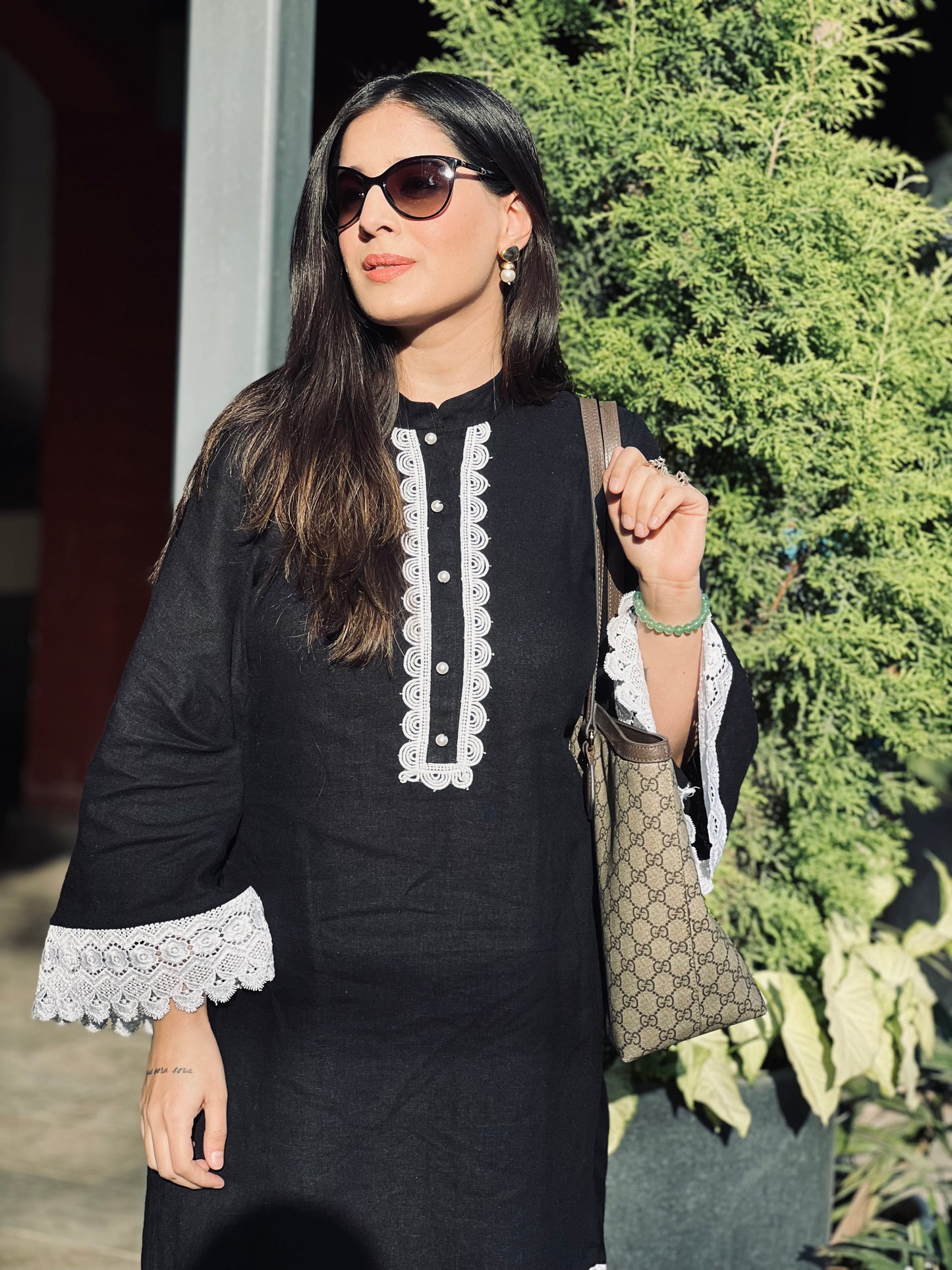 Black Linen Co-ord