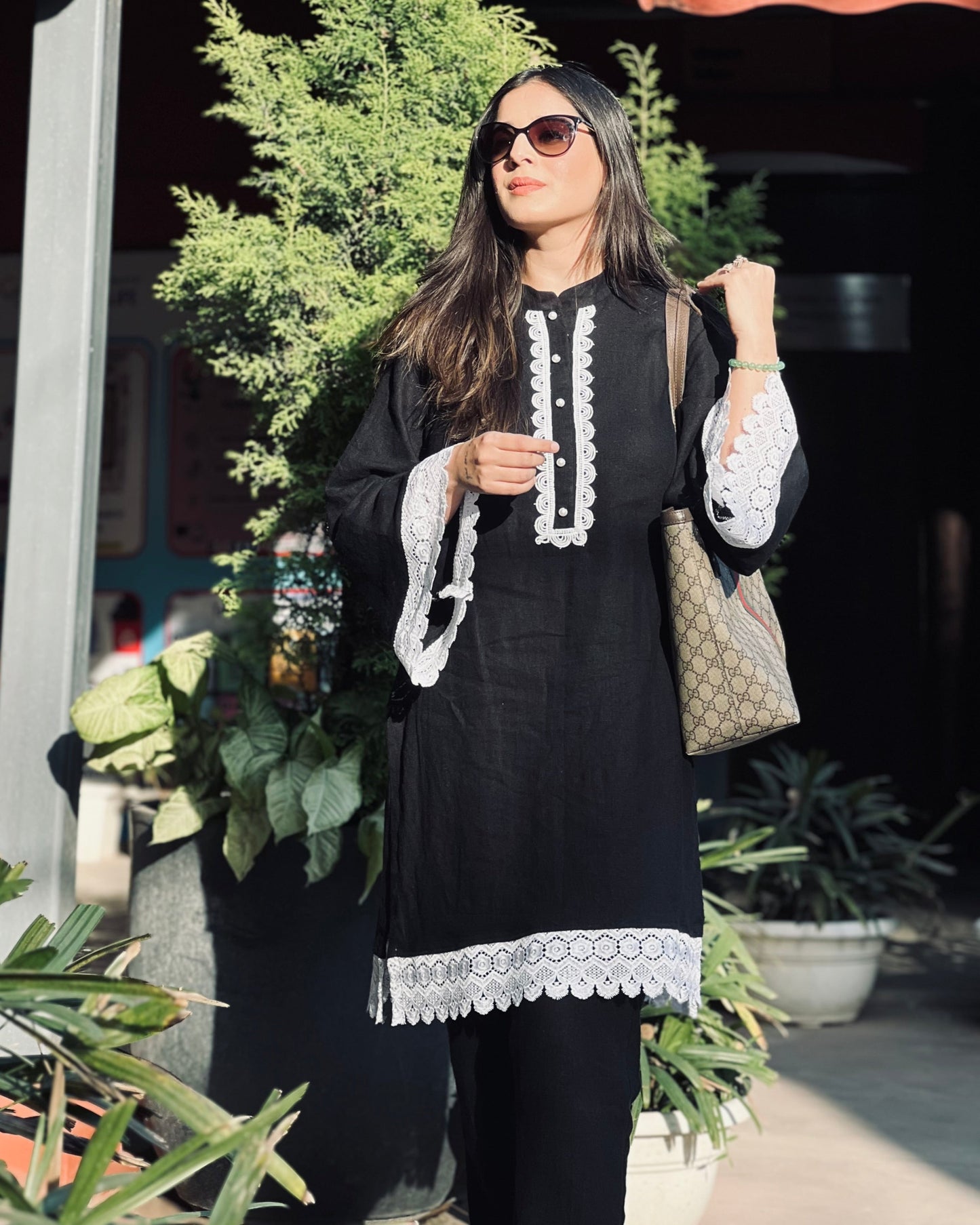 Black Linen Co-ord