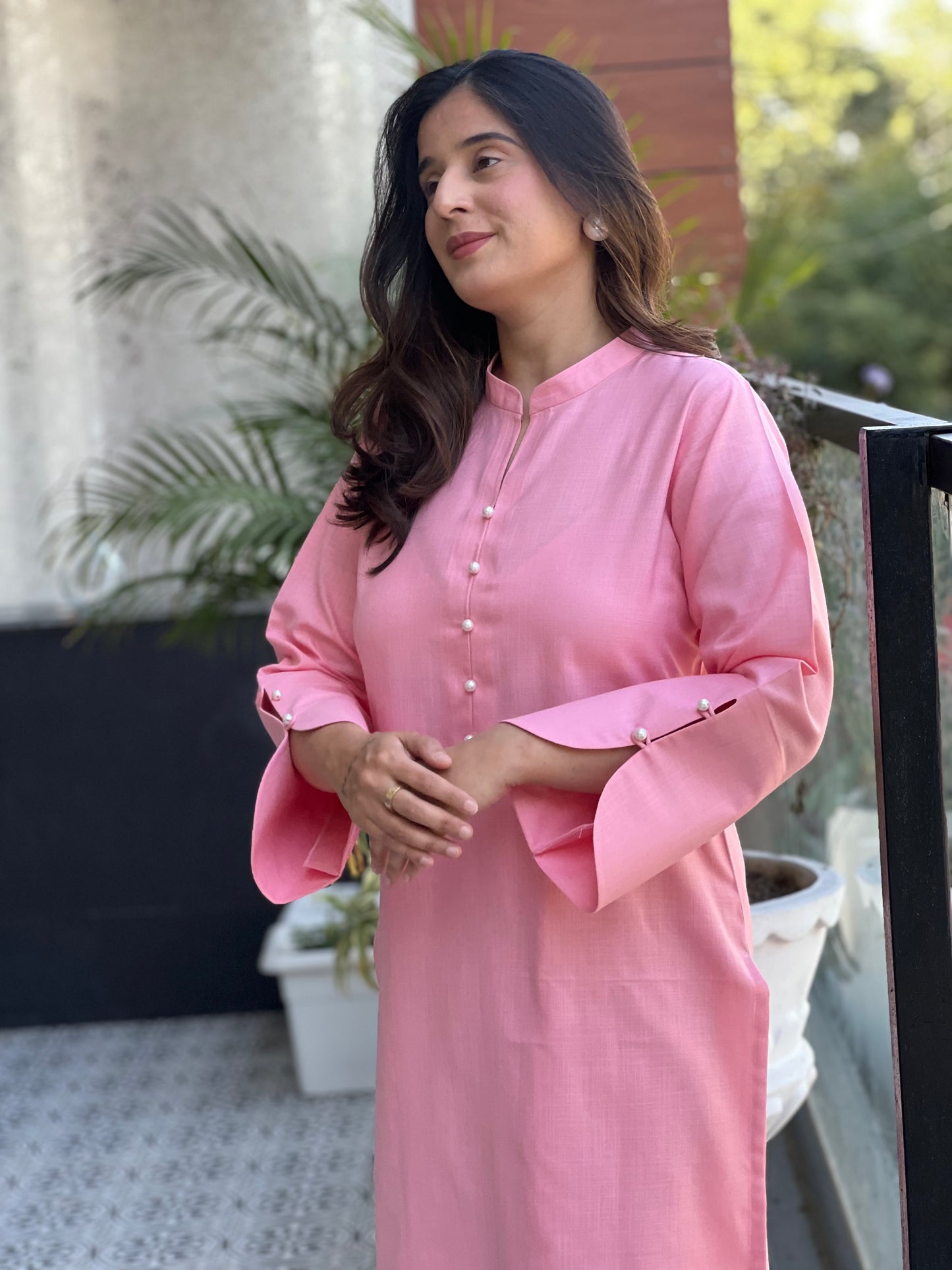 Pure Cotton Peach Set
