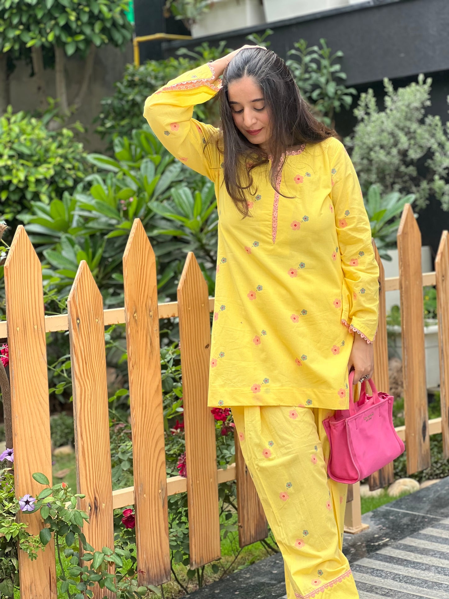 Sunflower Farshi Shalwar Set