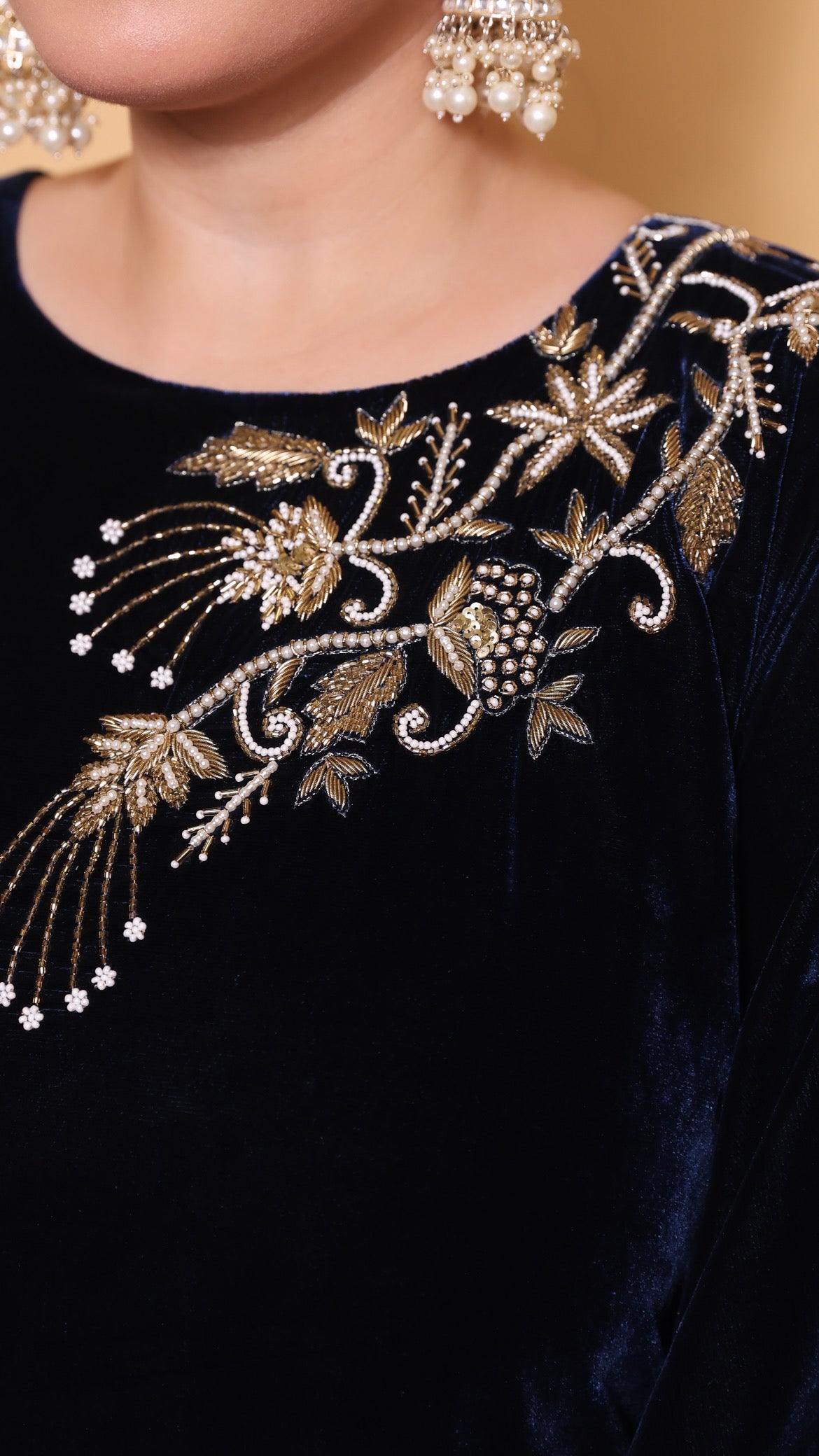 Velvet Kaftan Set