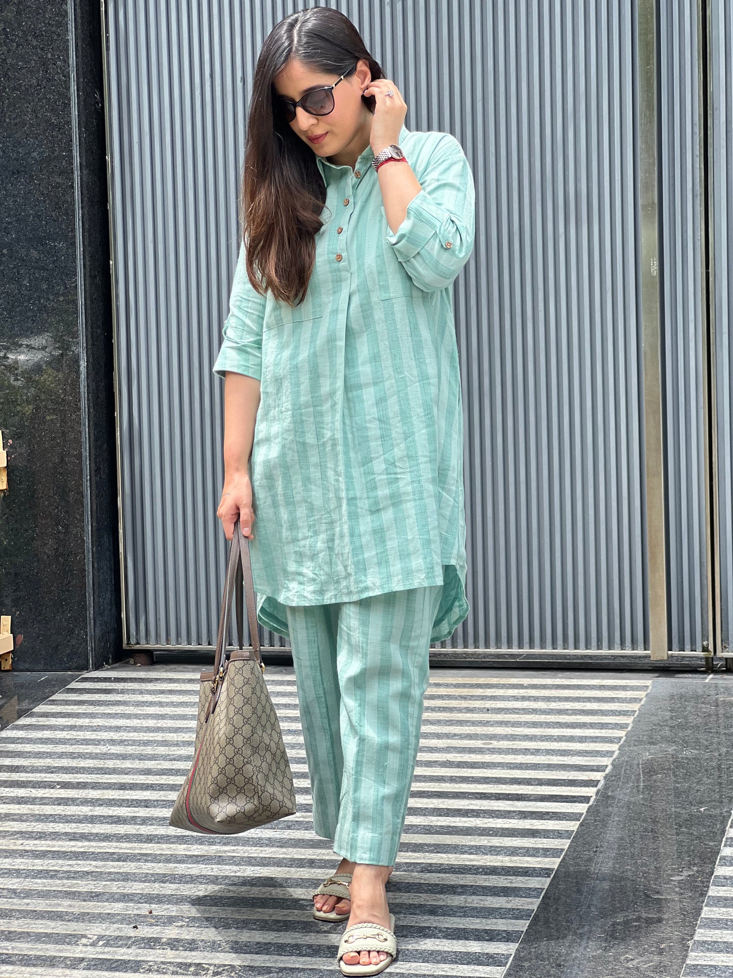 Handloom Cotton Khadi Co-ord