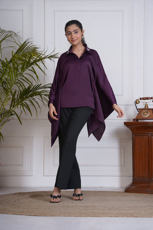 Satin Kaftan Top