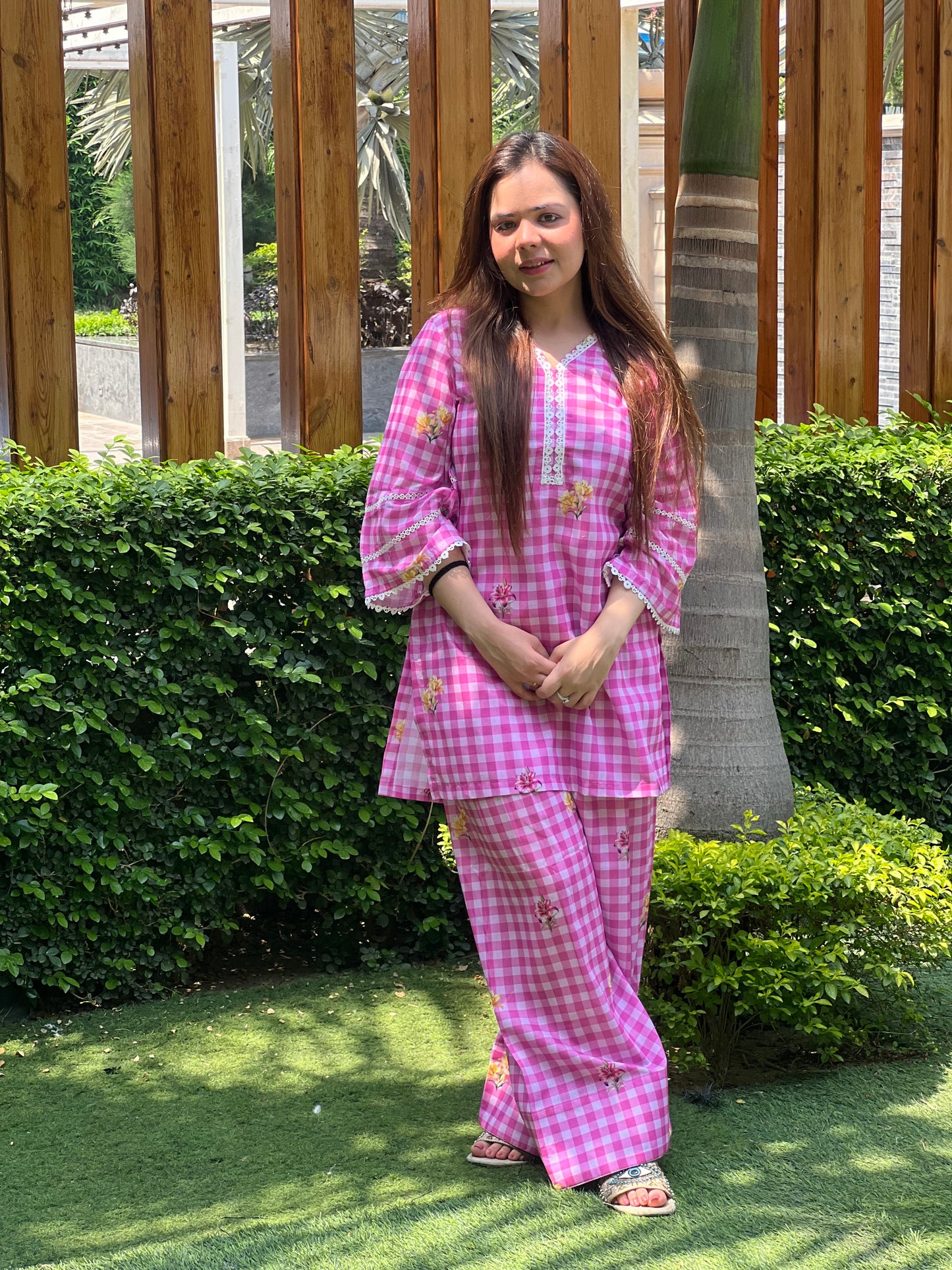 Mul Cotton Farshi Shalwar Set