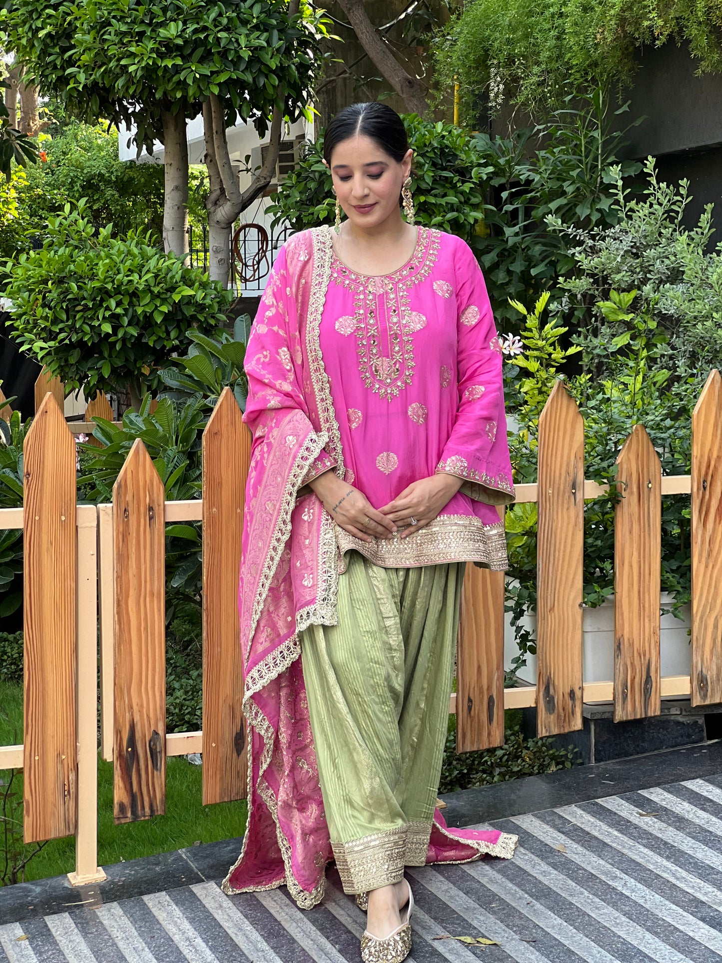 Silk Choga with Salwar