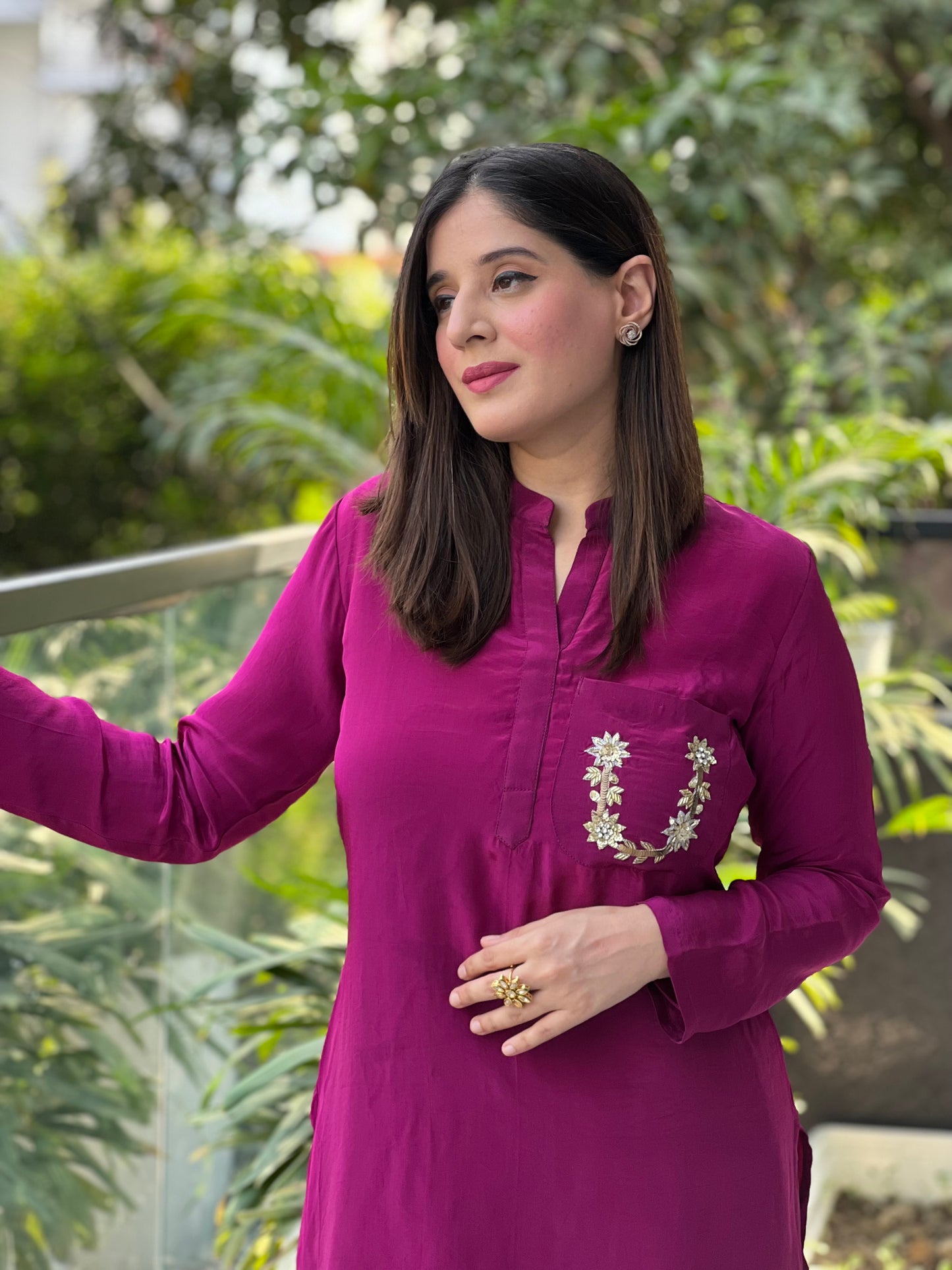 Crepe Co-ord with Salwar
