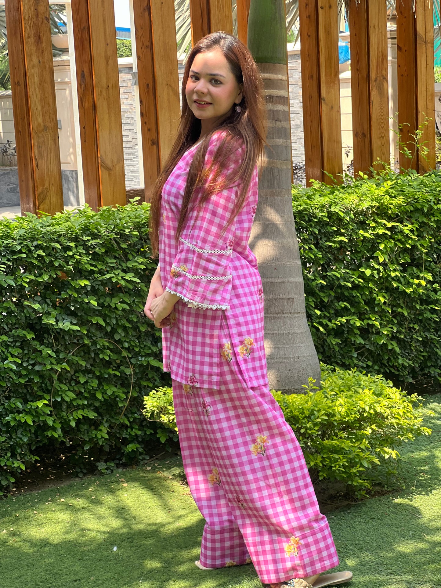 Mul Cotton Farshi Shalwar Set