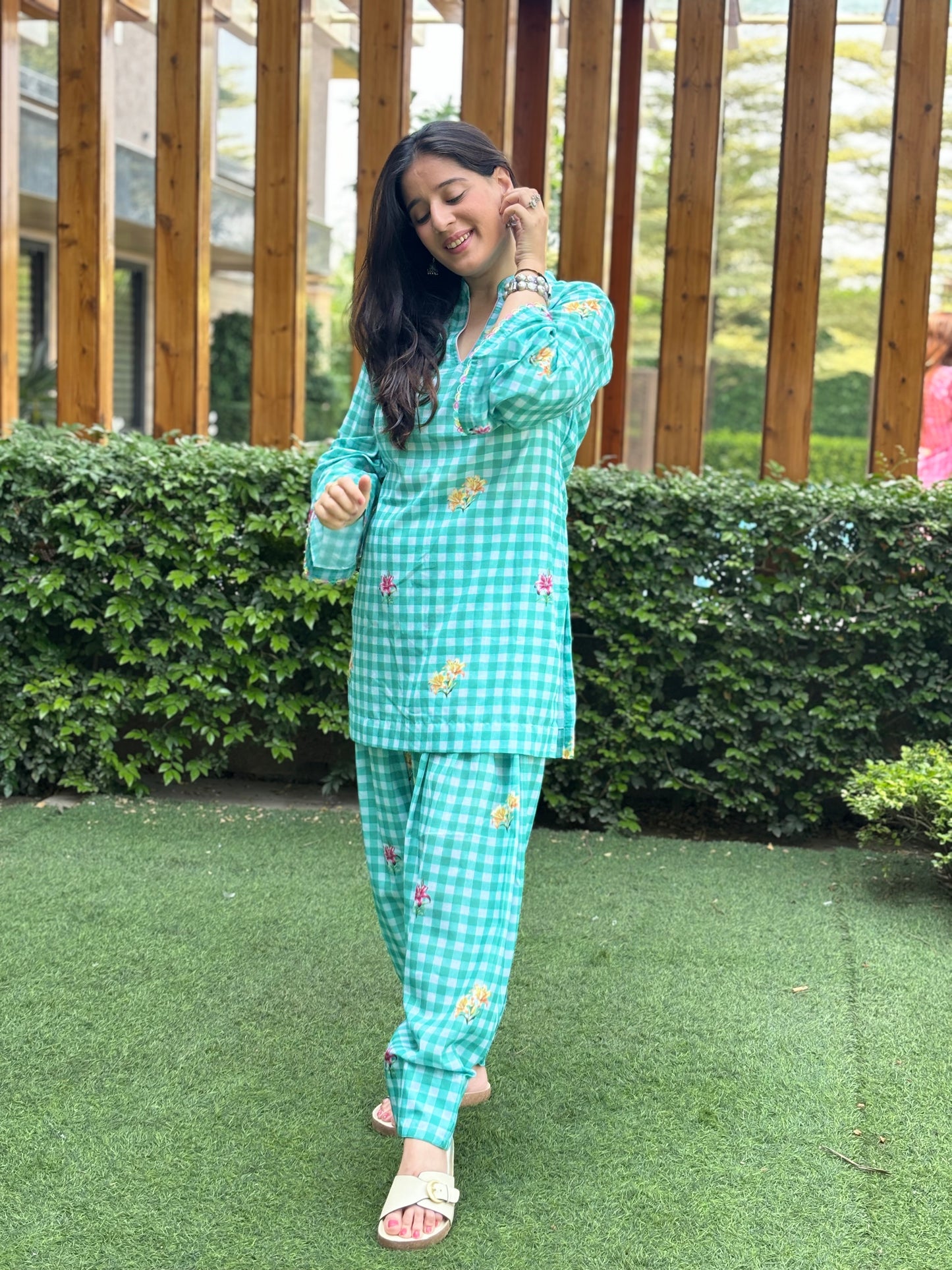 Mul Cotton Narrow Salwar Set