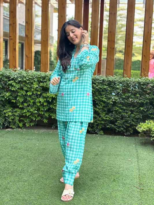 Mul Cotton Narrow Salwar Set