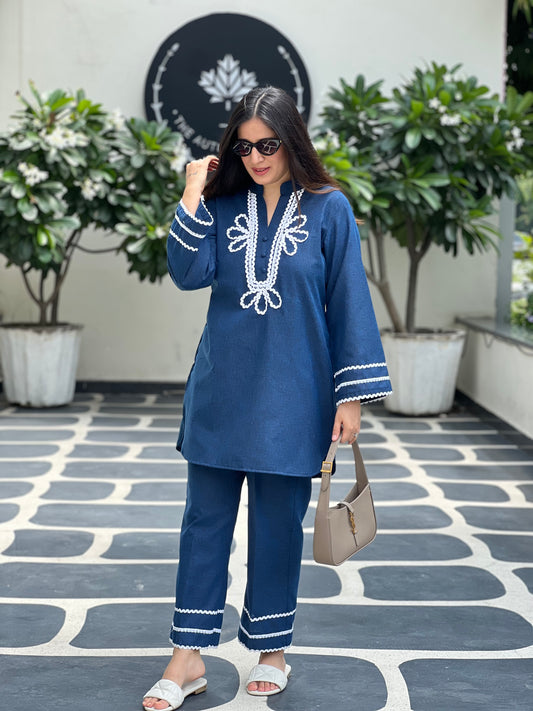 Relaxed Cotton Linen Co-ord