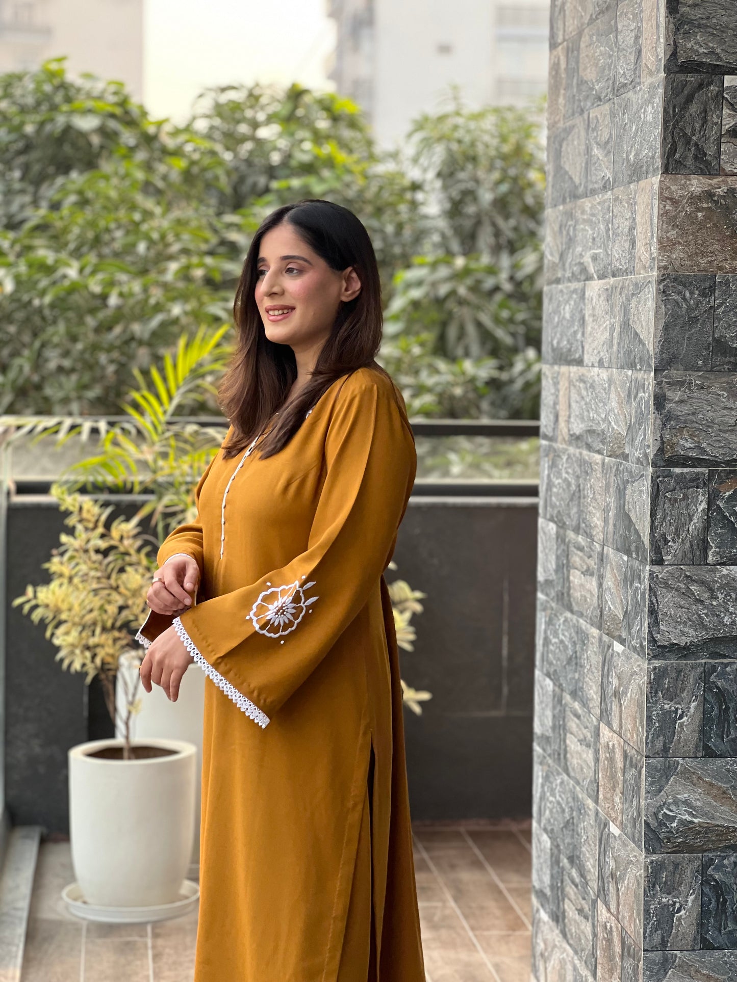 Pashmina Set with Hand Embroidery