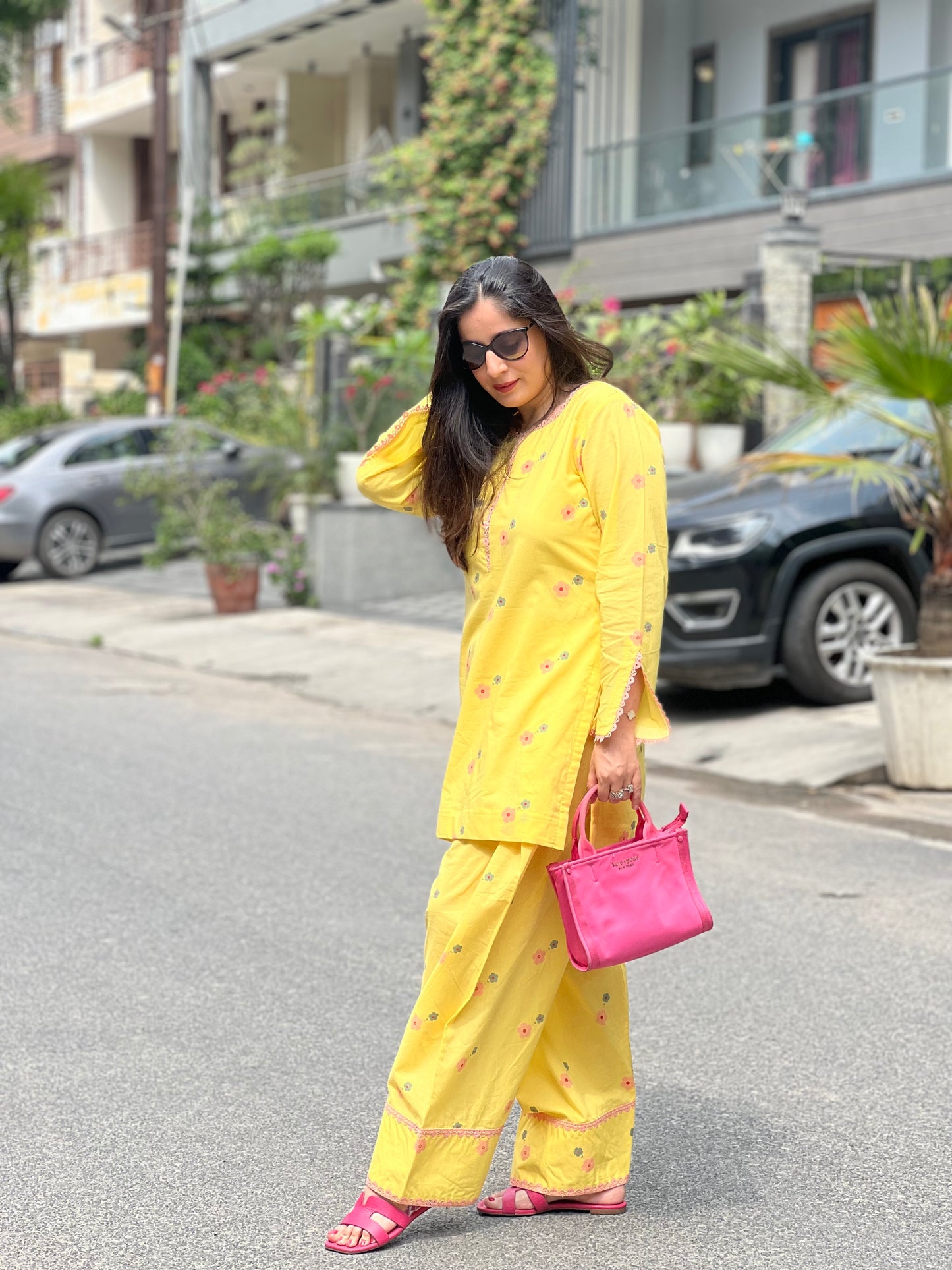 Sunflower Farshi Shalwar Set