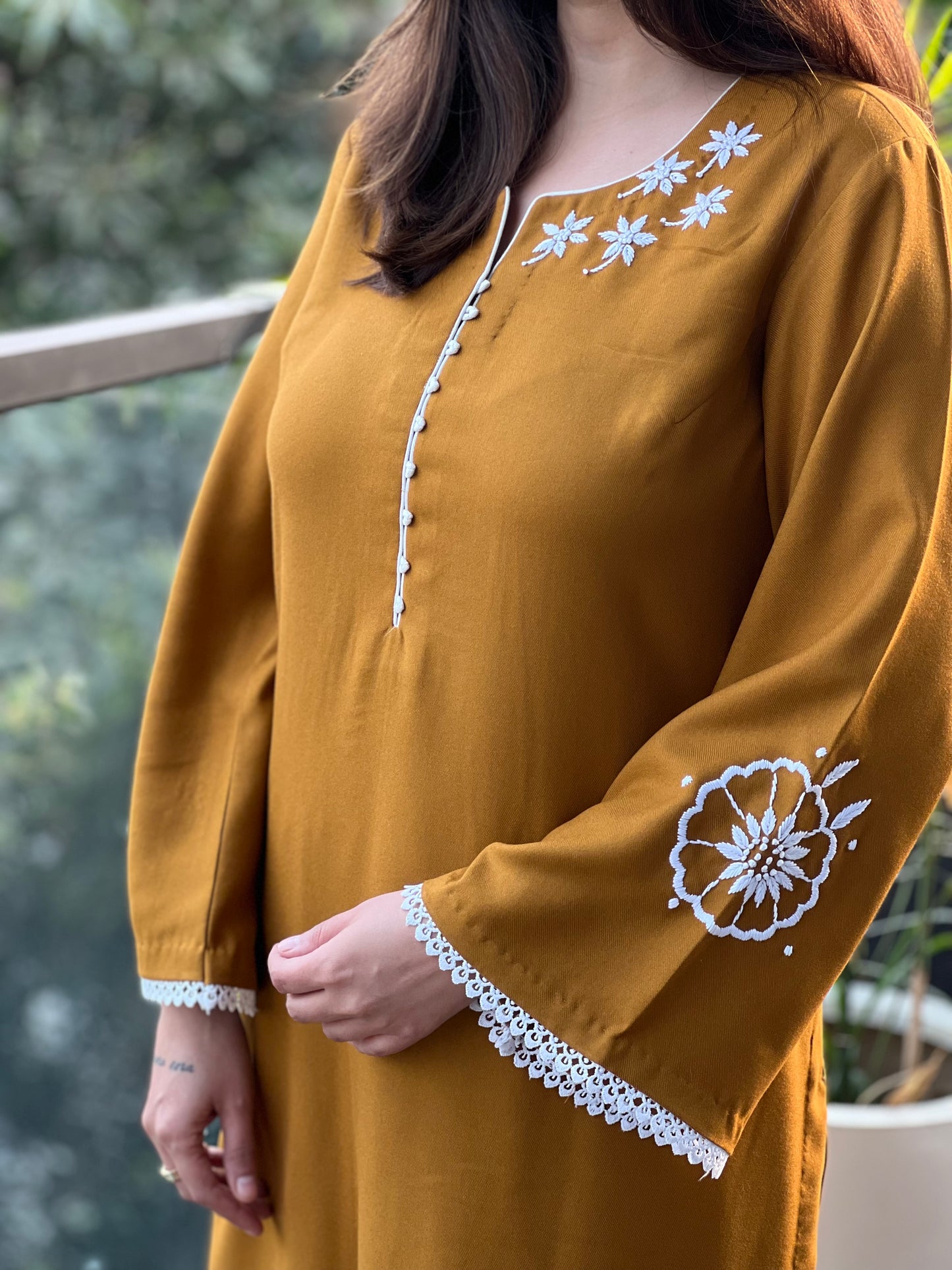 Pashmina Set with Hand Embroidery