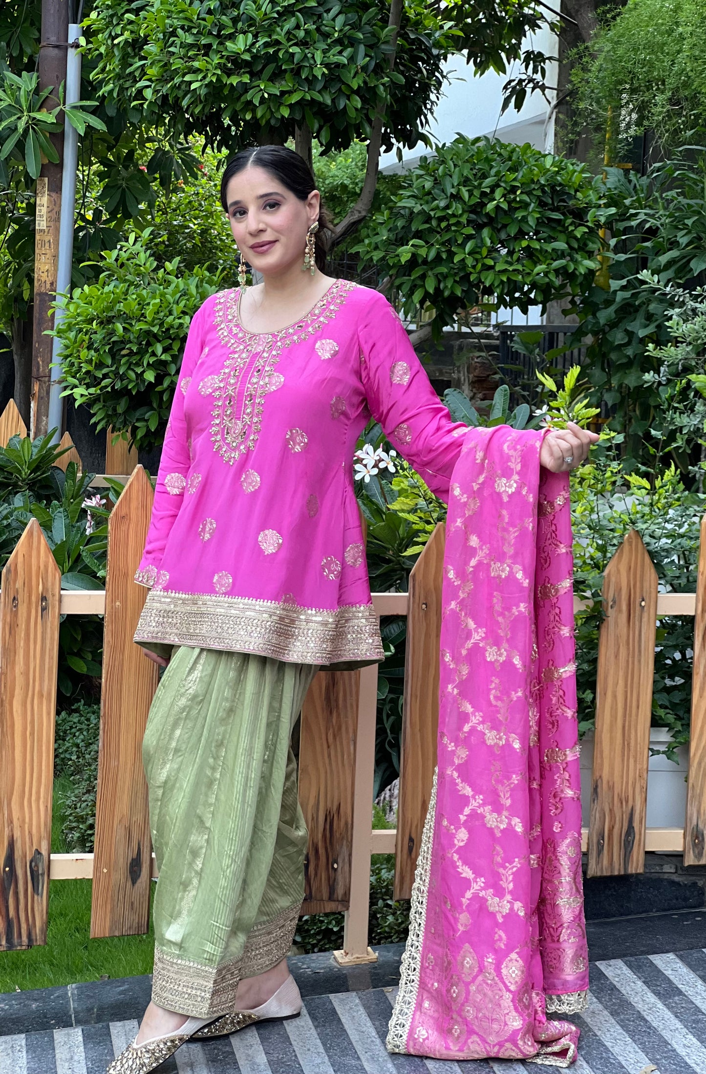 Silk Choga with Salwar