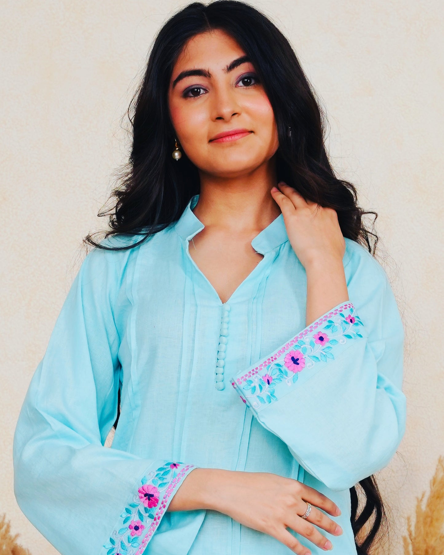 Linen Kurta Set