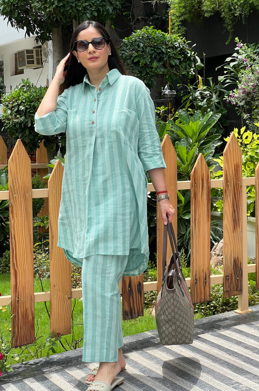 Handloom Cotton Khadi Co-ord