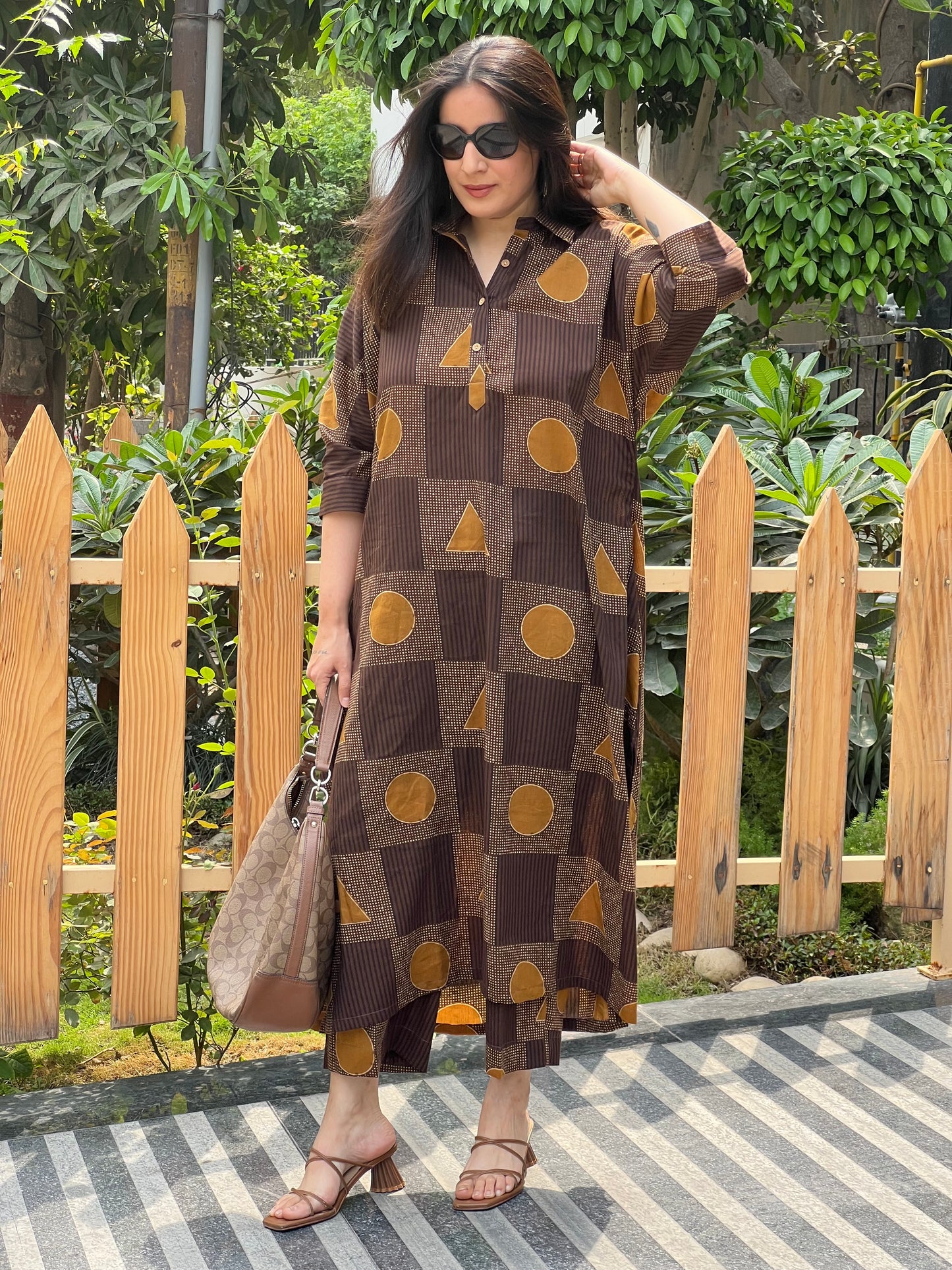 Long Kaftan Cotton Set