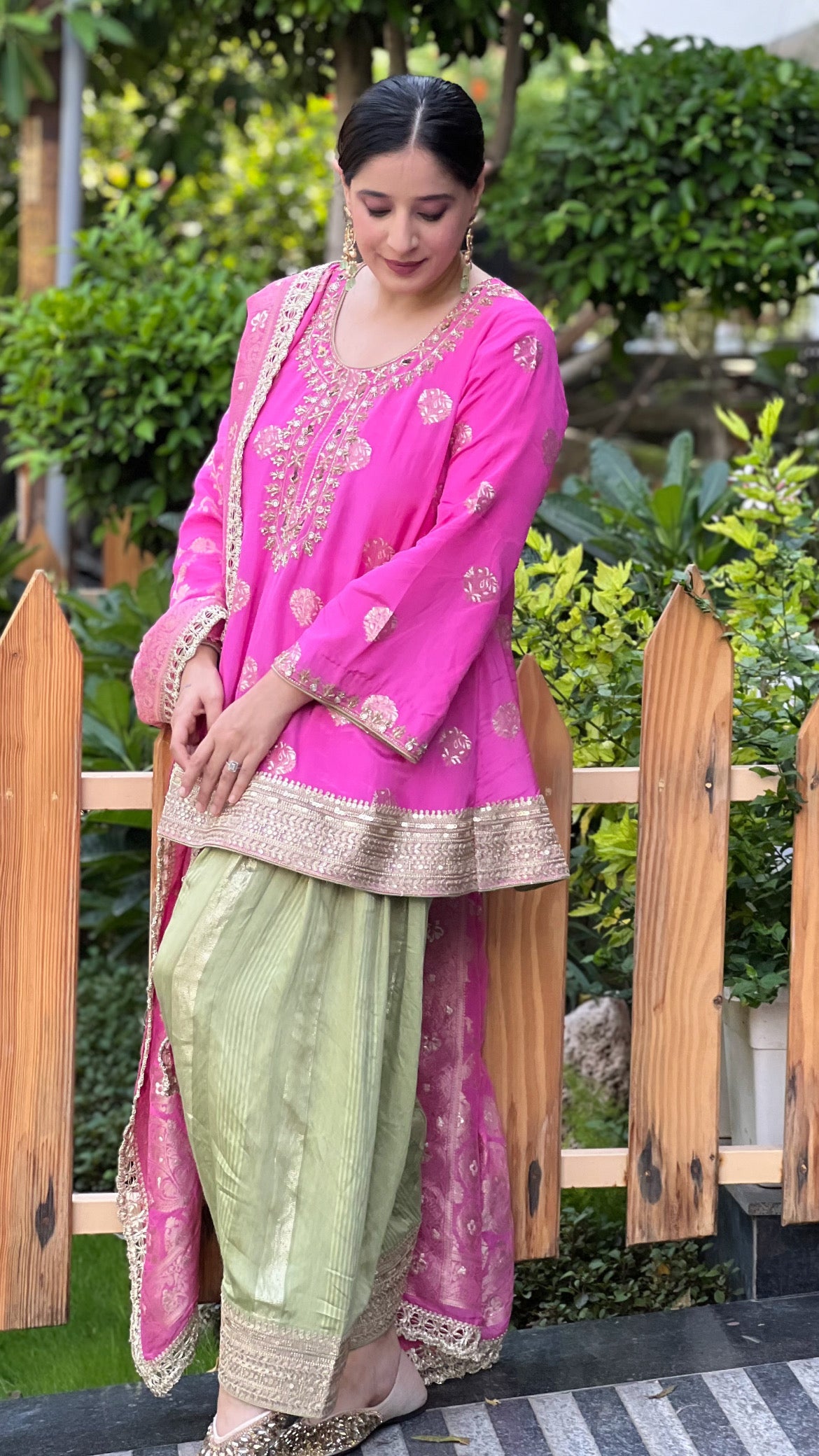 Silk Choga with Salwar