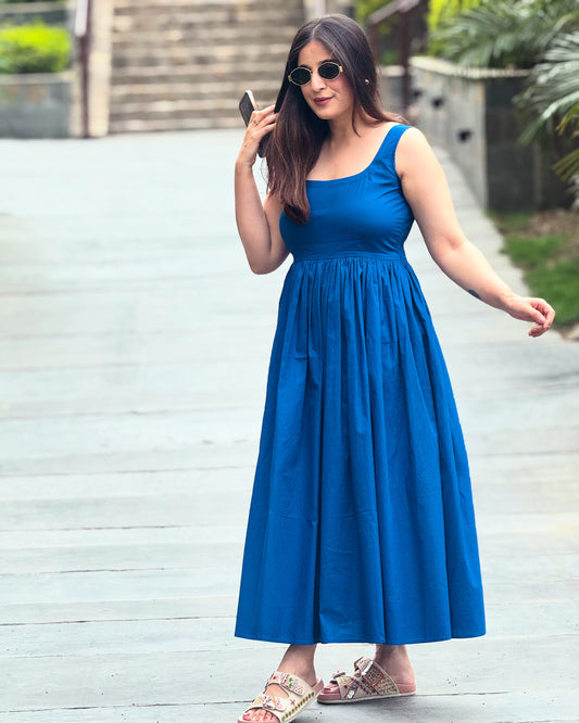 Organic Cotton Spring Midi Dress