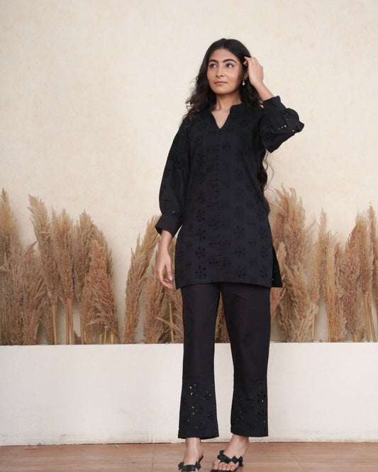 Cotton Cut work Co-ord