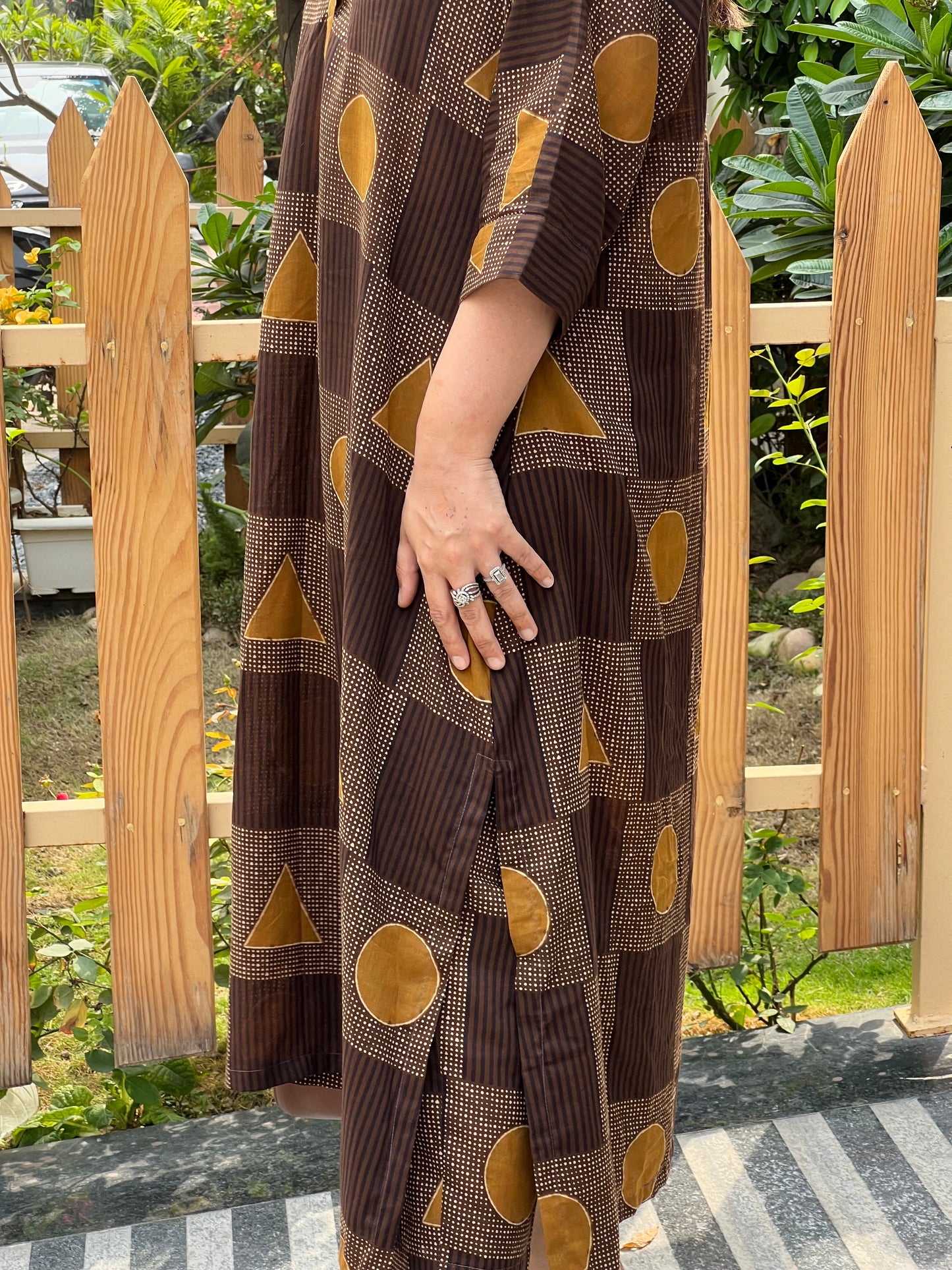 Long Kaftan Cotton Set