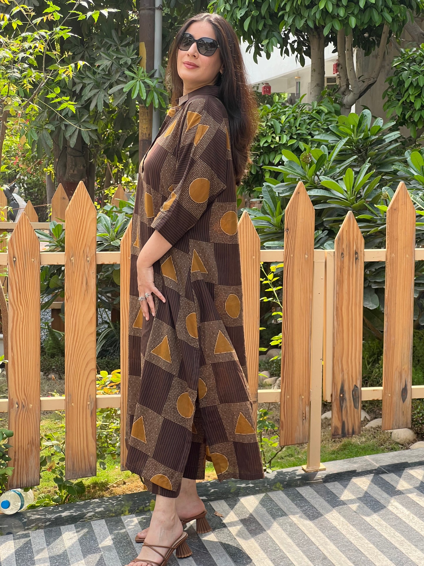 Long Kaftan Cotton Set