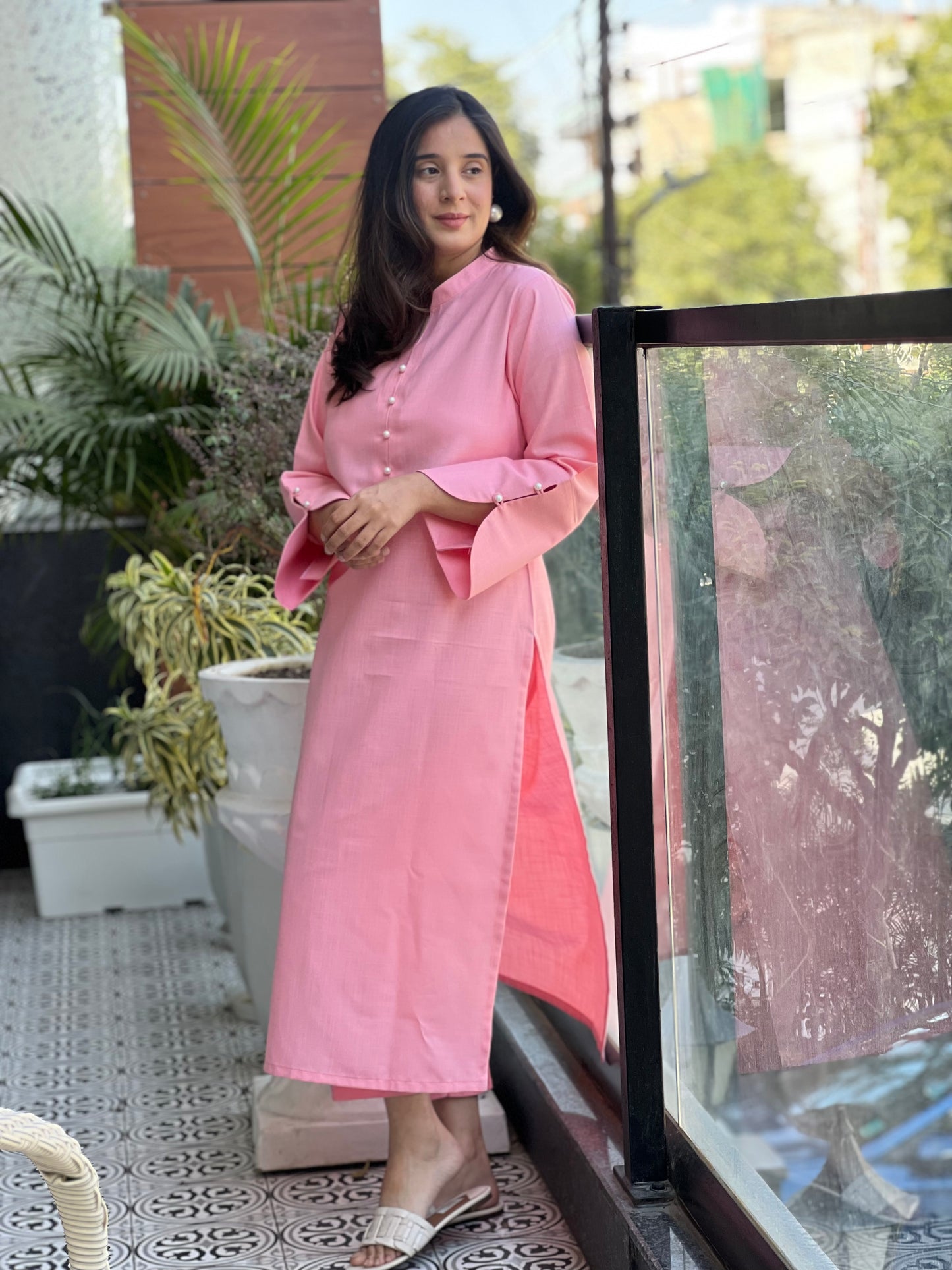 Pure Cotton Peach Set