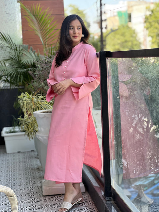 Pure Cotton Peach Set