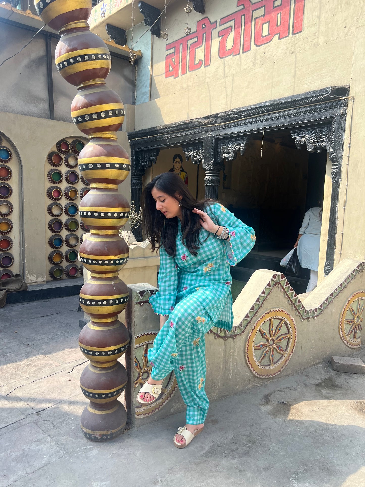 Mul Cotton Narrow Salwar Set