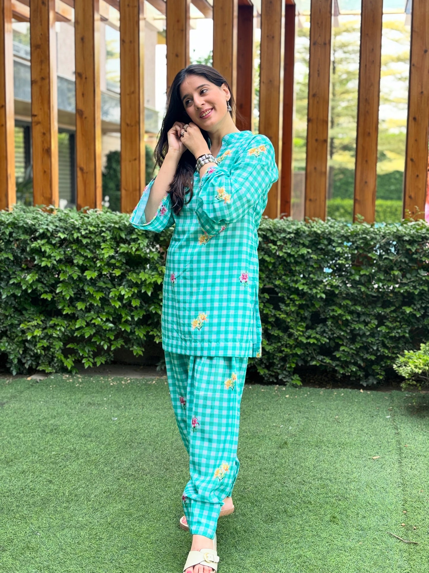 Mul Cotton Narrow Salwar Set