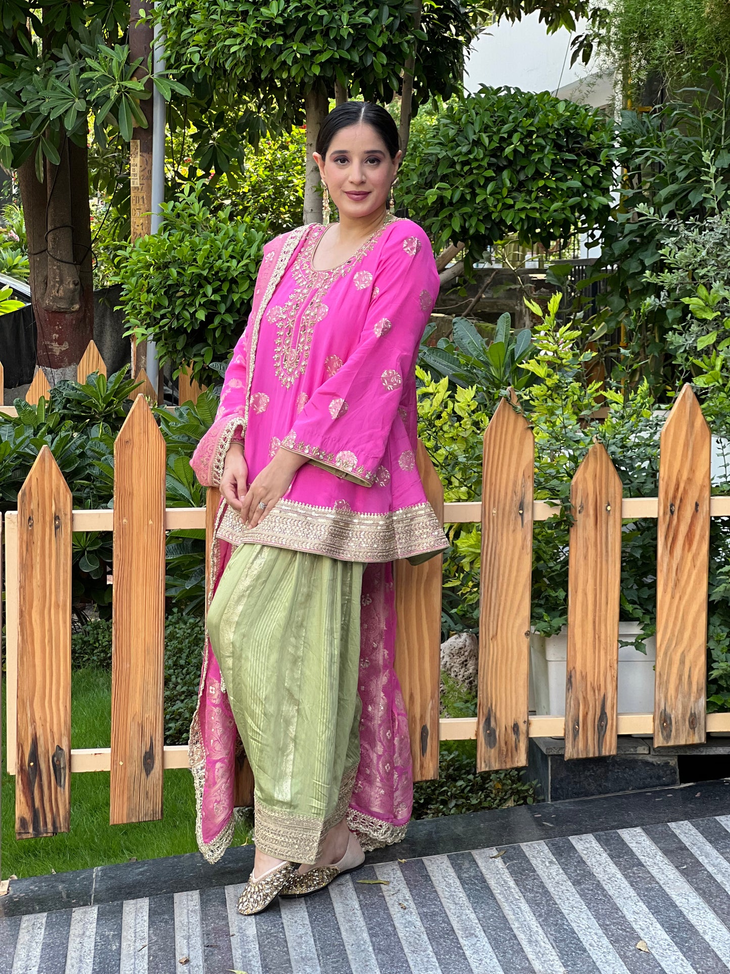 Silk Choga with Salwar