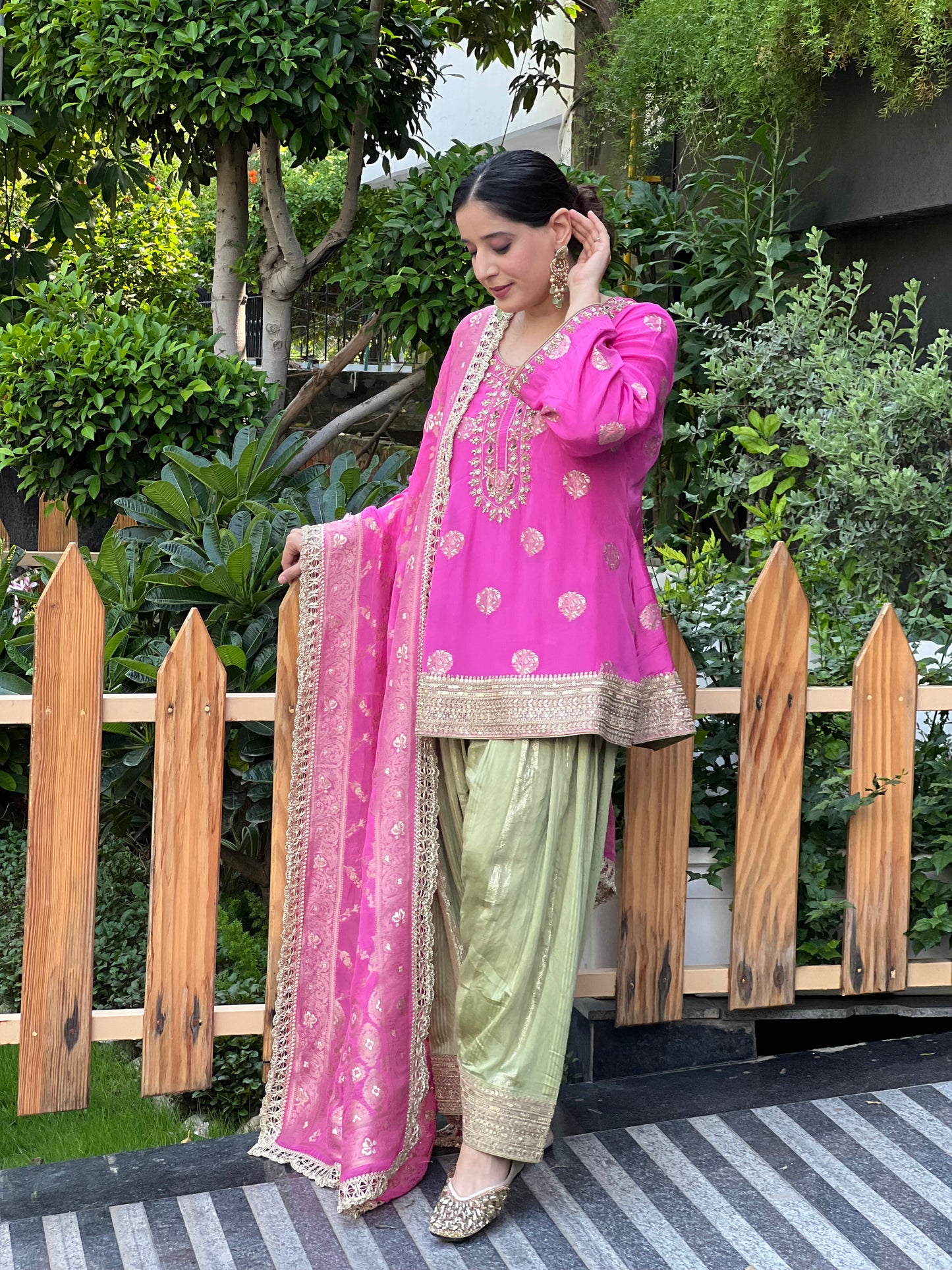 Silk Choga with Salwar