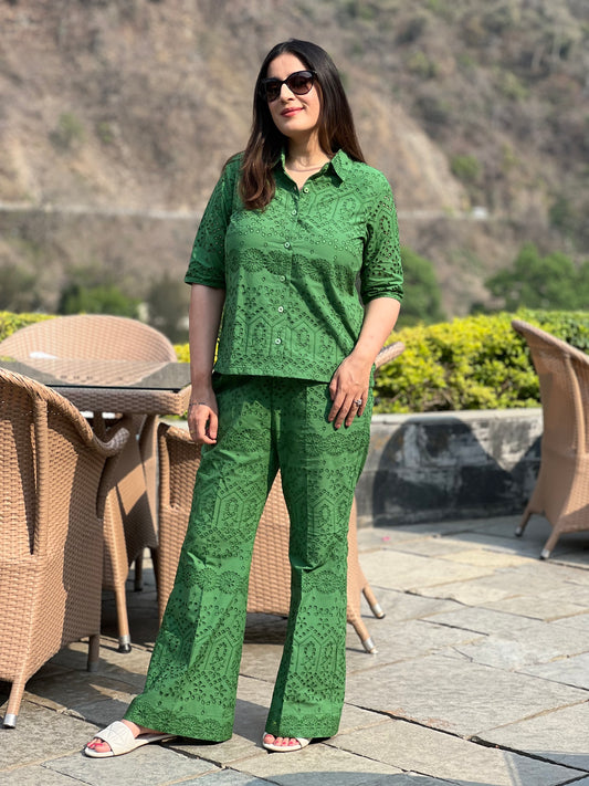 Cotton Schiffli Co-ord