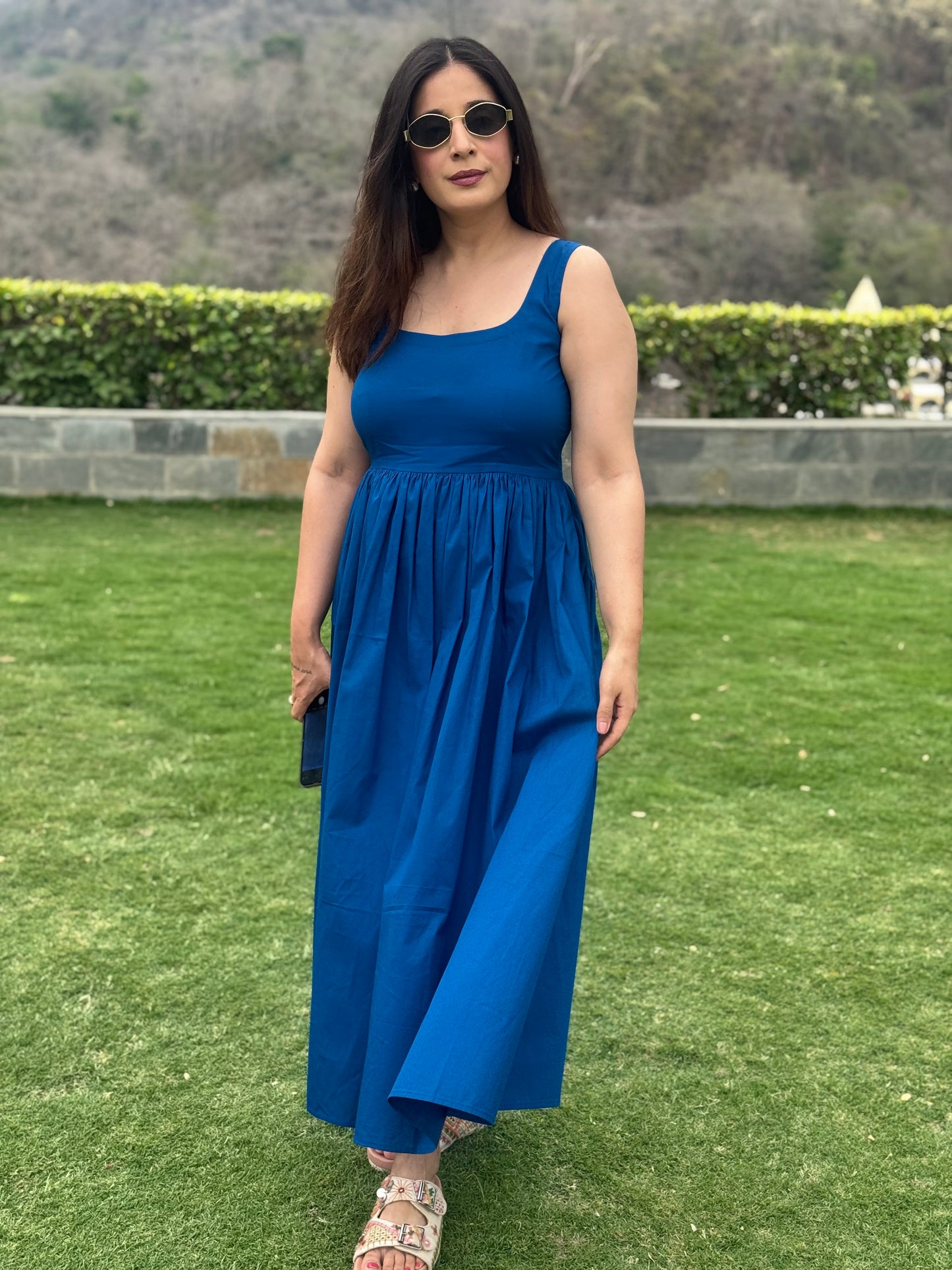 Organic Cotton Spring Midi Dress