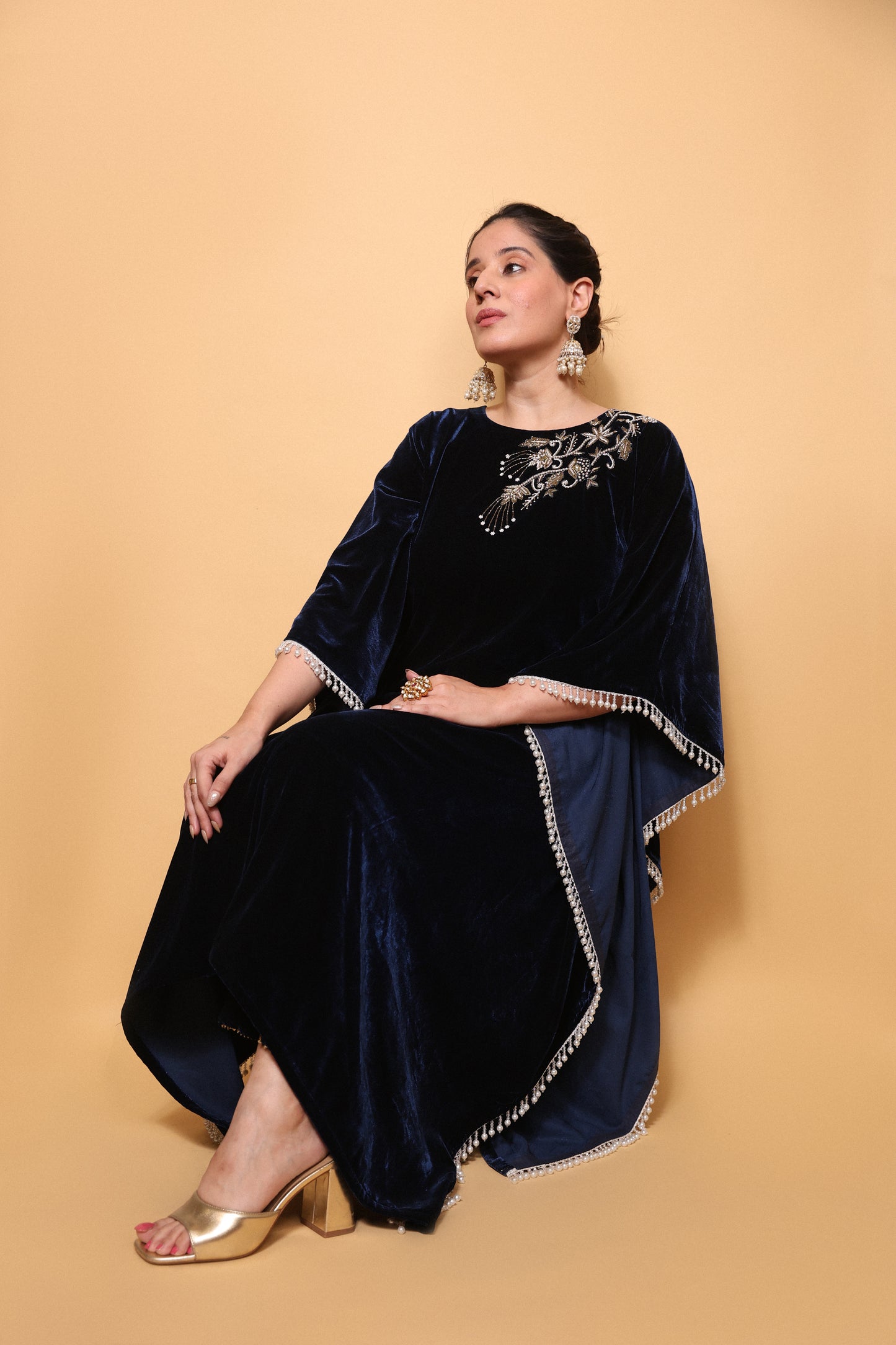 Velvet Kaftan Set