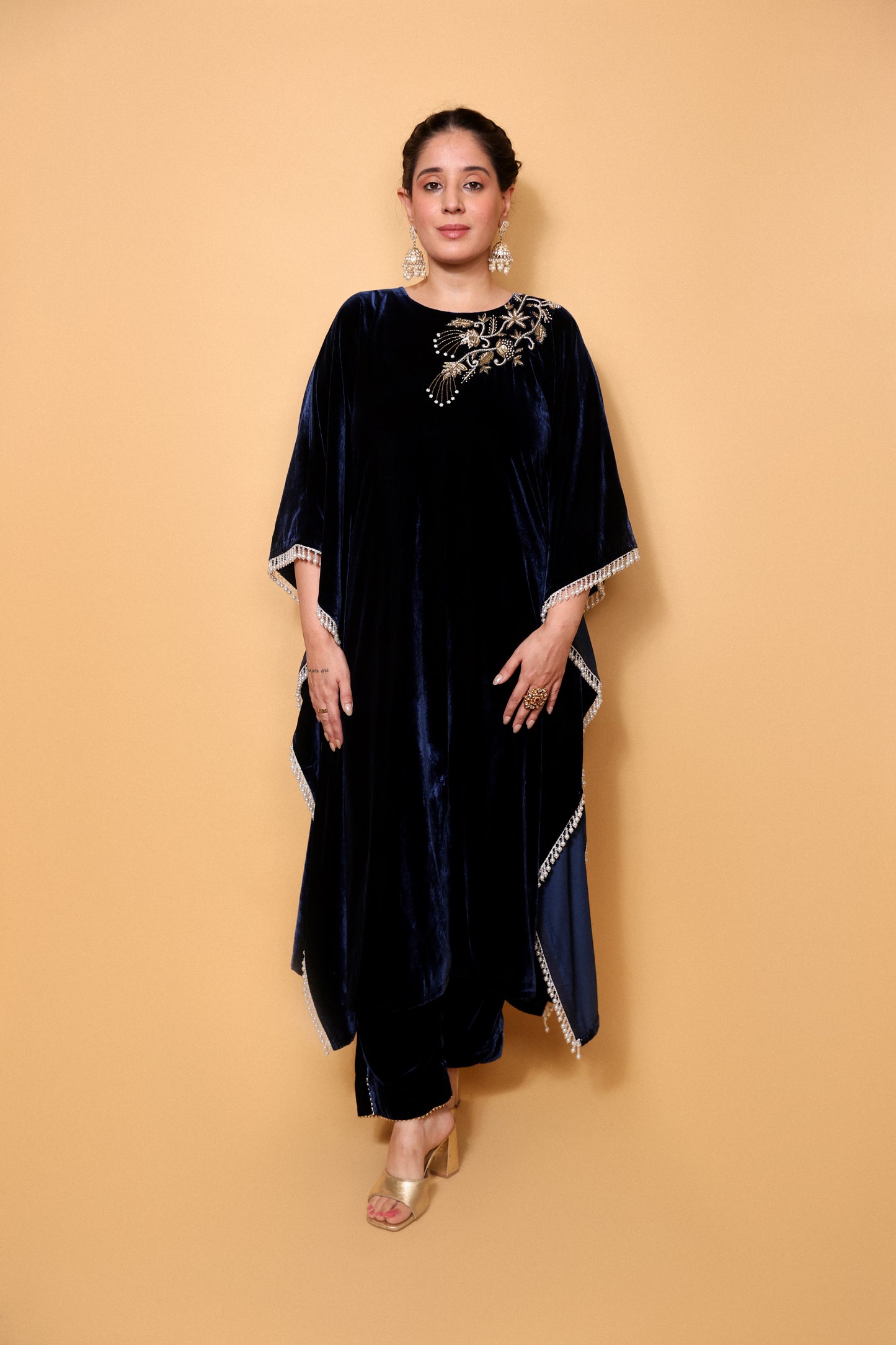 Velvet Kaftan Set