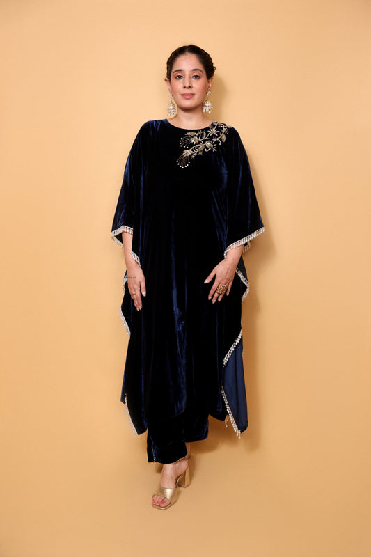 Velvet Kaftan Set
