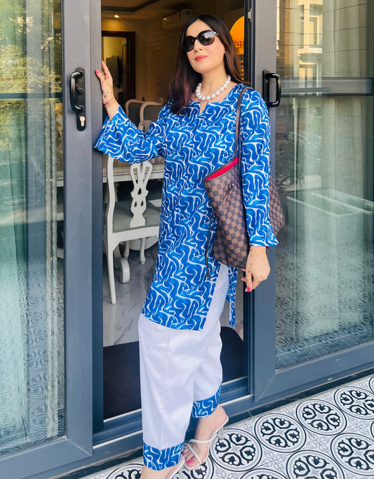 Modal Tunic with Salwar Pants