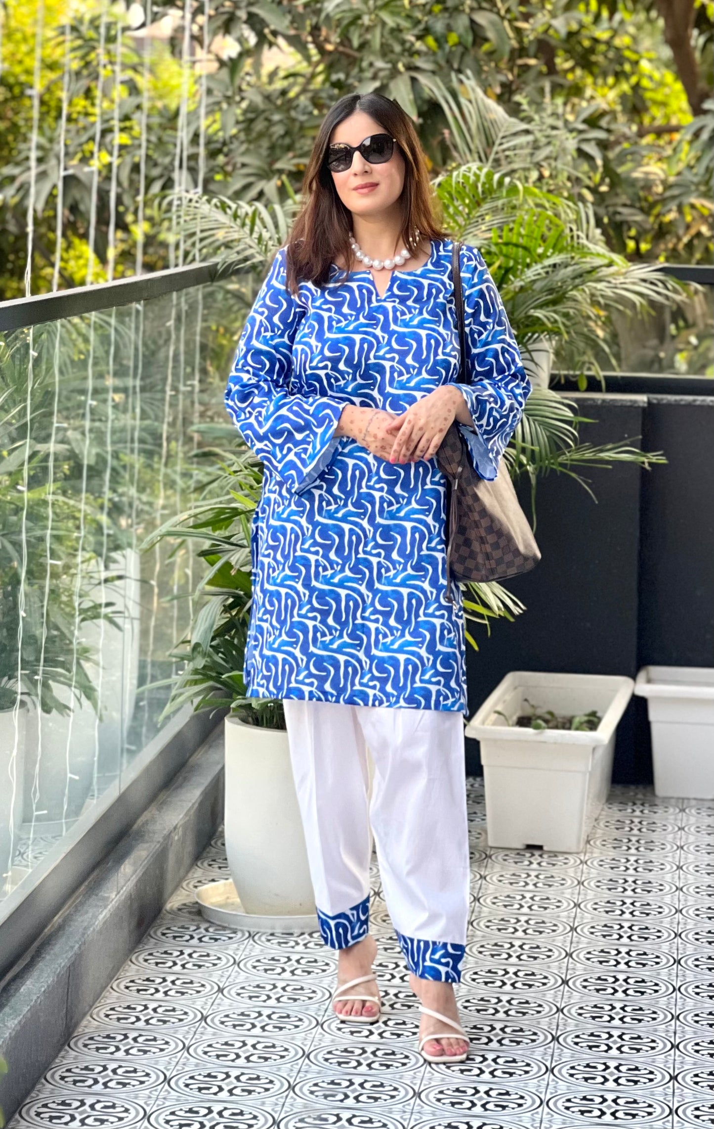 Modal Tunic with Salwar Pants