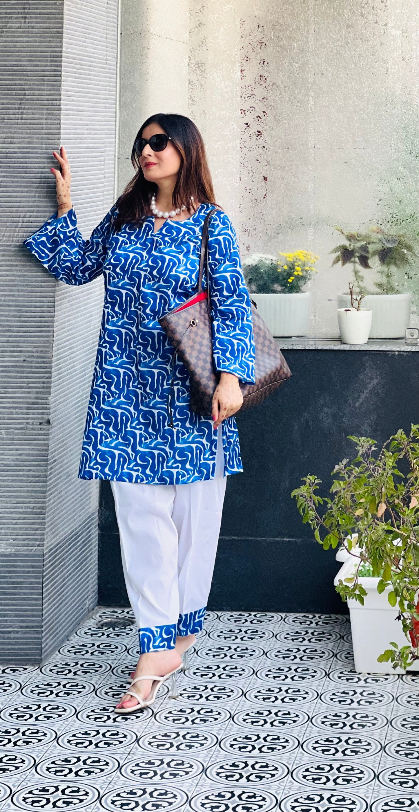 Modal Tunic with Salwar Pants