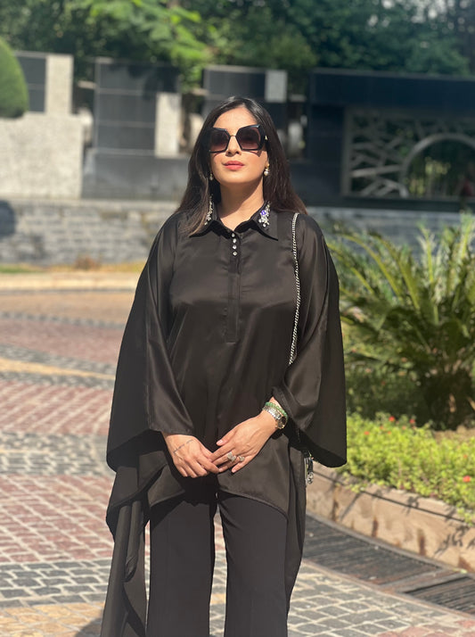 Satin Kaftan Top